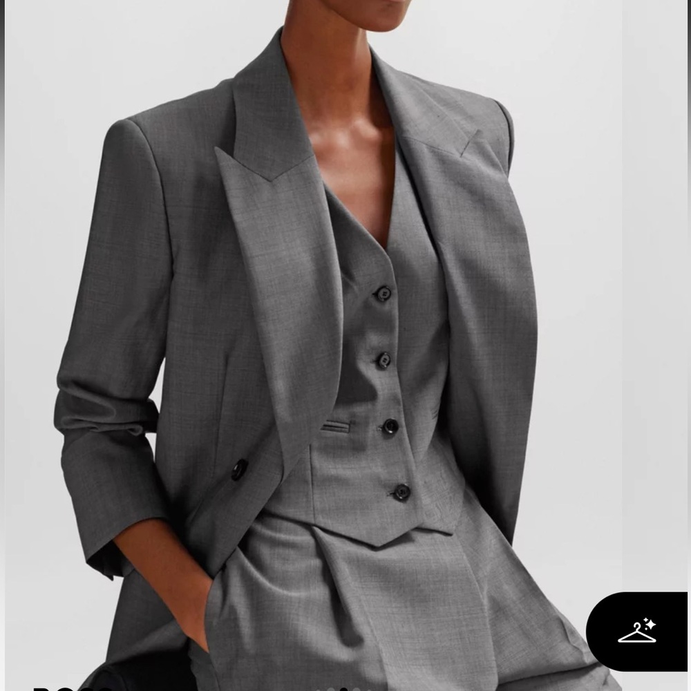 BOSS‼️‼️ BOSS
RELAXED-FIT JACKET IN HEAVYWEIGHT
SHARKSKIN ITALIAN WOOL - Picture 3 of 8